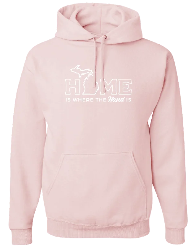 Elegant Casual Home Is Where The Hand Is Hoodie