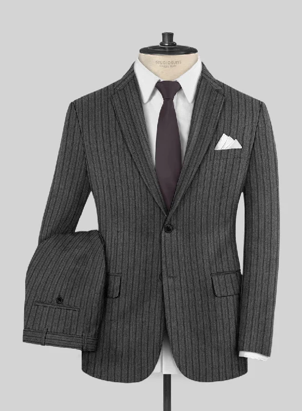 Modern Grunge Italian Wool Agseni Suit