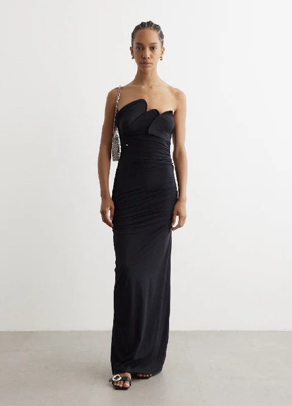 Encompassed Looped Bodice Dress