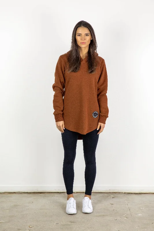 ESSENTIAL HOODY RUST