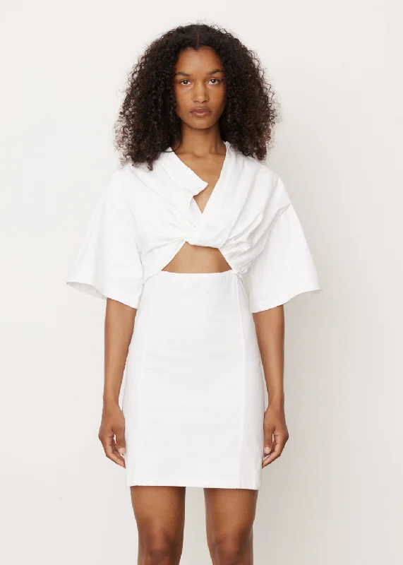 Modern Outdoor Party Wear La Robe T-Shirt Bahia Dress