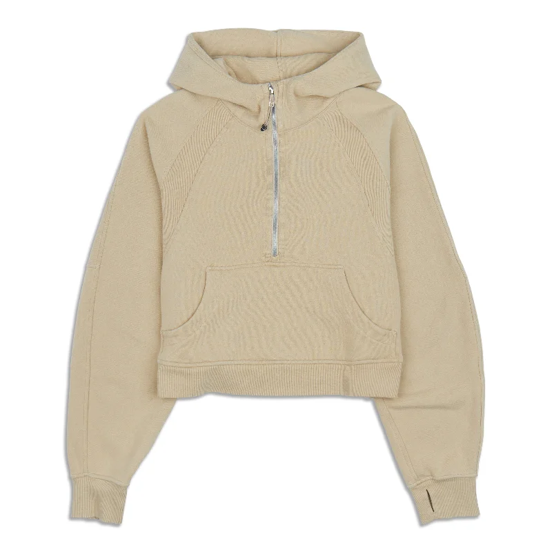 Scuba Oversized Half-Zip Hoodie