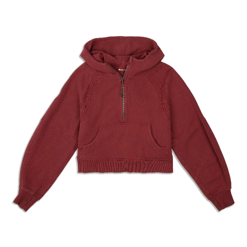 Scuba Oversized Half-Zip Hoodie