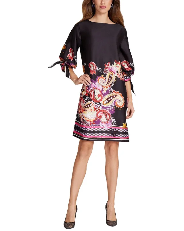 Edgy Streetwear Sports And Leisure Teri Jon by Rickie Freeman Special Occasion Short Printed Dress