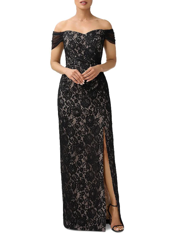 Streetwear Fusion Single-shoulder Neck Design Womens Off The Shoulder Special Occasion Evening Dress