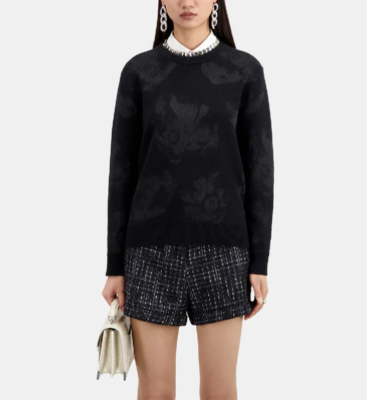 Wool-blend Patterned Jumper