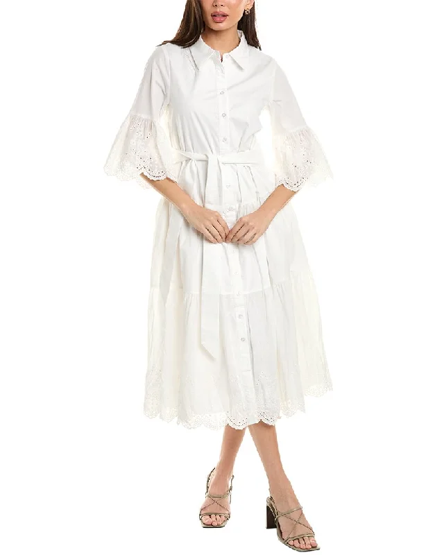 Rugged Elegance Gracia Tiered Shirtdress