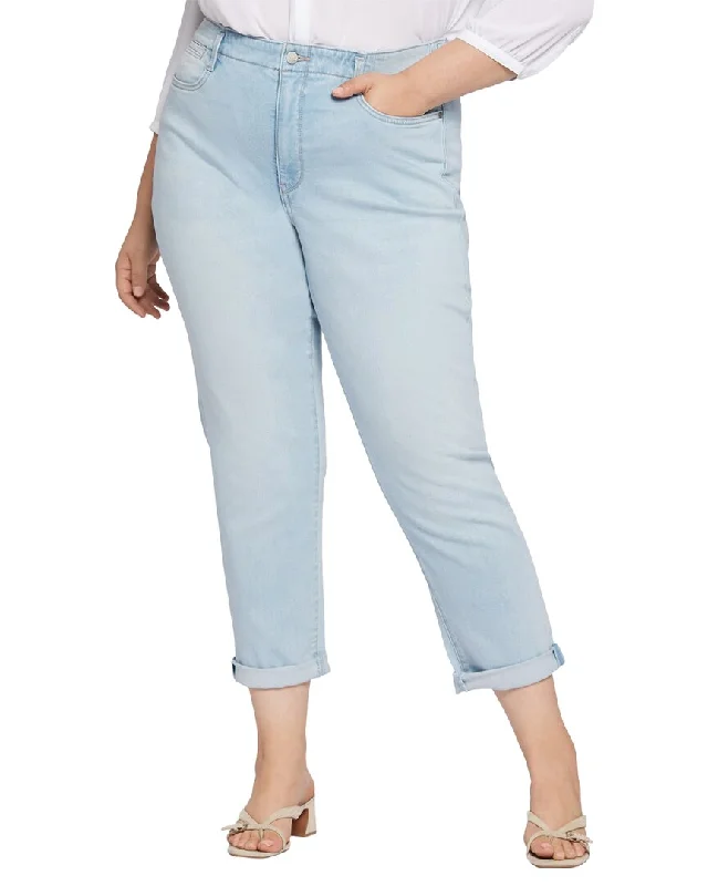 NYDJ Plus Girlfriend Brightside Relaxed Jean