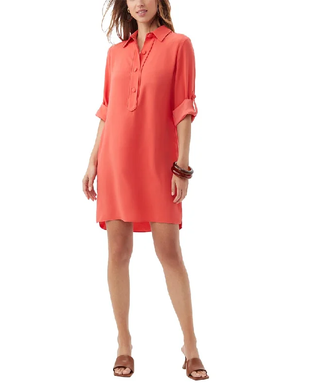 Neutral Fashion Trina Turk Portrait Shirt Dress