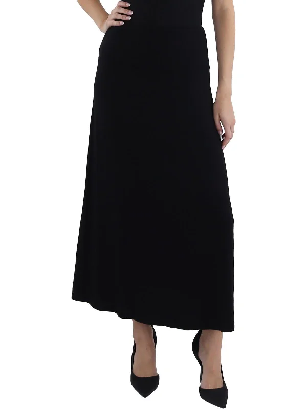 Womens Knit Long Maxi Skirt