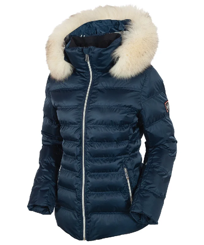 Women's Fiona Waterproof Quilted Stretch Jacket With Removable Fur Ruff