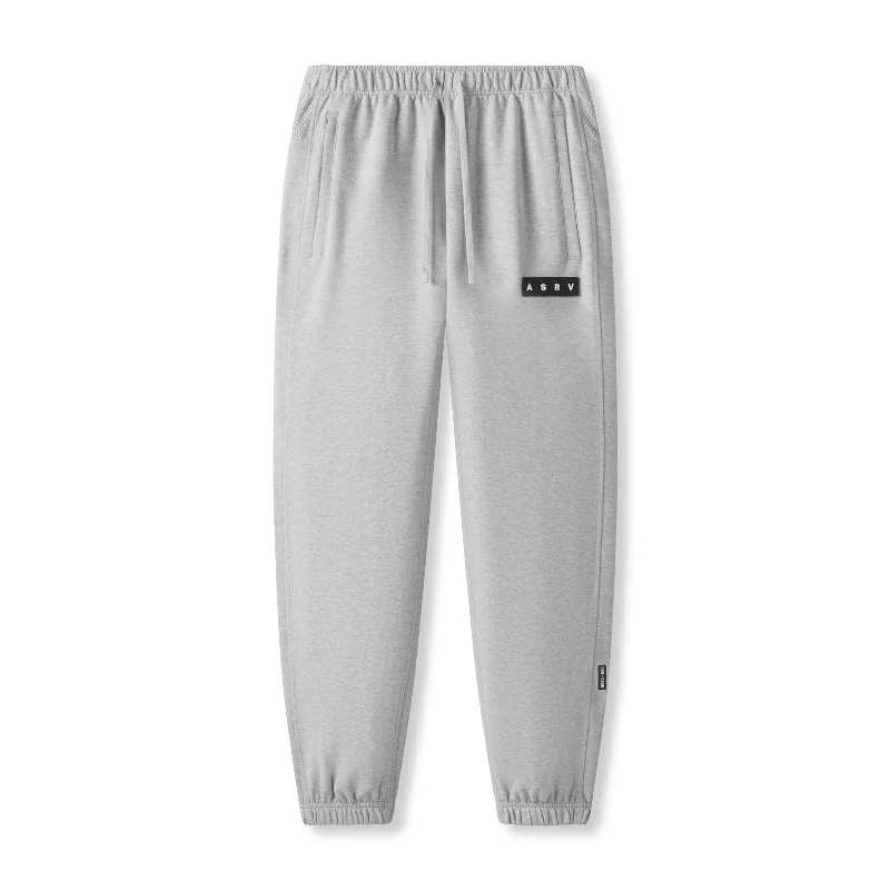 0956. Micro-Terry Jogger - Heather Grey