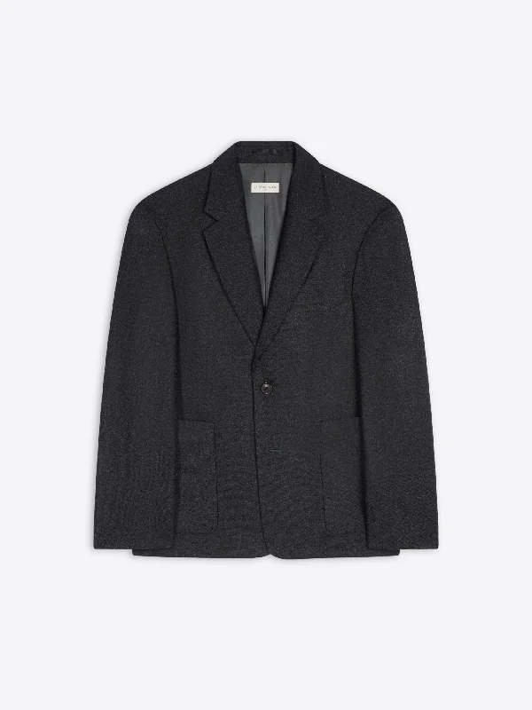 Wool boxy blazer