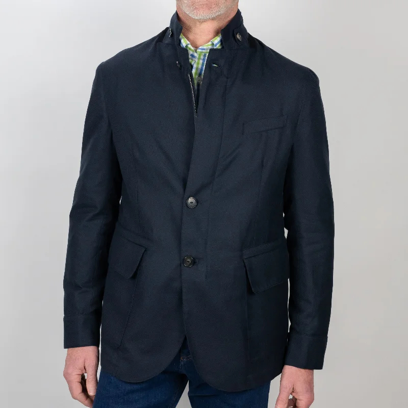 Amarone Cotton, Cashmere, Silk Travel Blazer