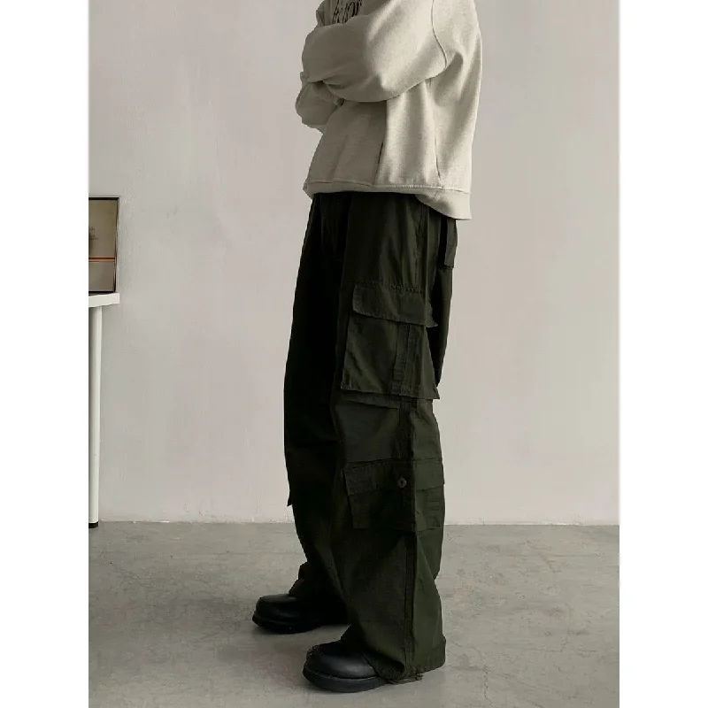 Multi-Pocket Flap Cargo Pants