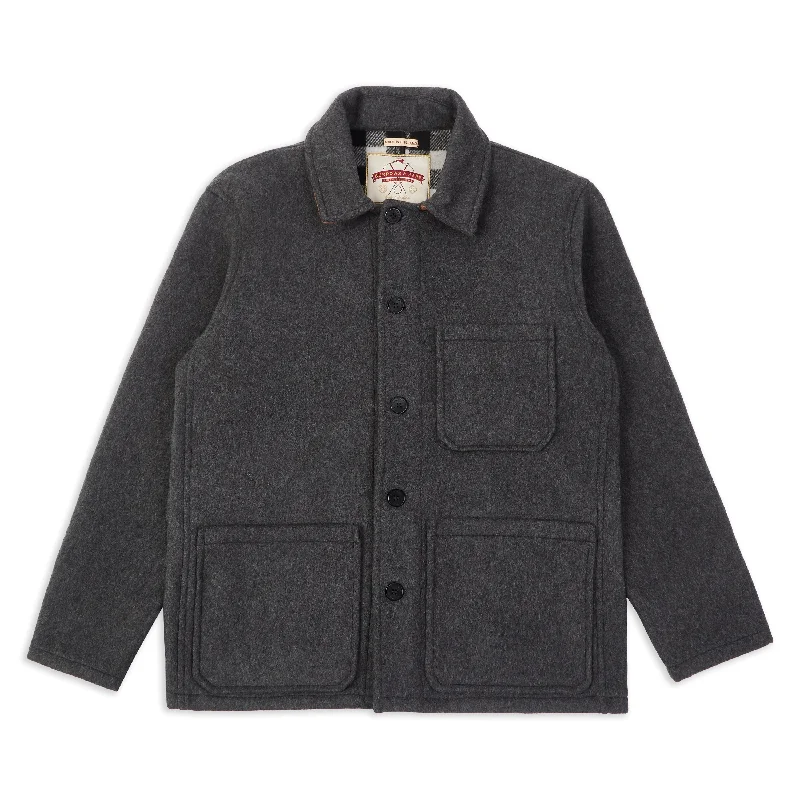 Wool Workwear Jacket - Grey