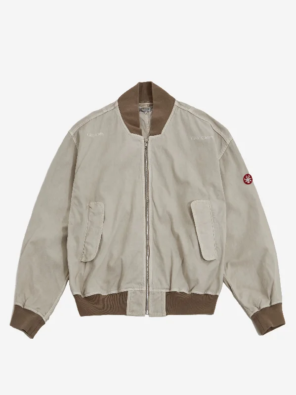 C.E Cav Empt Overdye Duck Zip Jacket - Beige