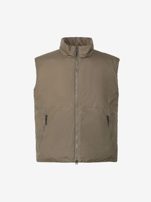 Goldwin Windstopper Goretex Labs Puffy Vest - Major Brown