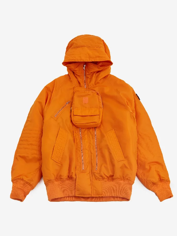 Phingerin Elevation Hooded Bomber - Orange