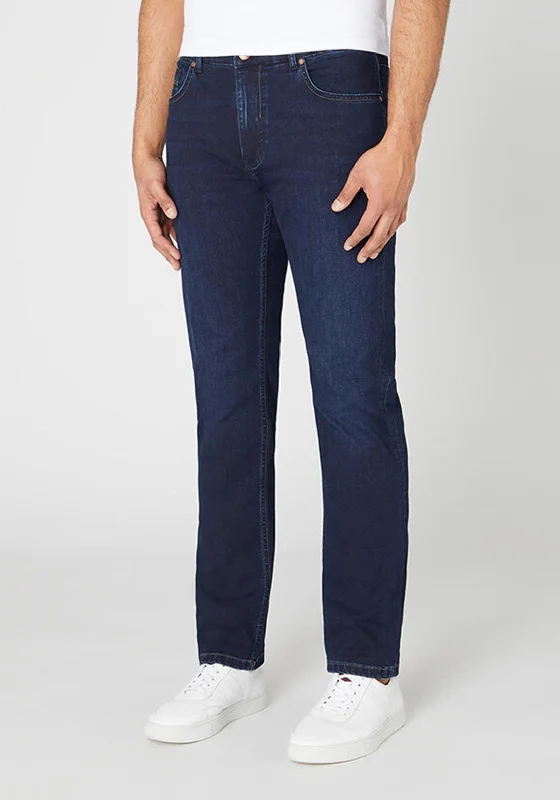 Remus Uomo Rogan Straight Leg Jeans, Navy