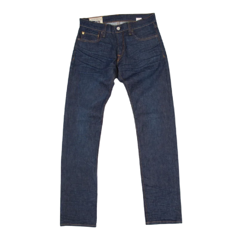 Modern Weekend Designer Footwear Slim Tapered Denim - Dark Clean Wash