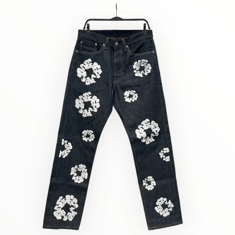 Modern Weekend DENIM TEARS/Levi's/Straight Pants/32/Denim/IDG/All Over Print/