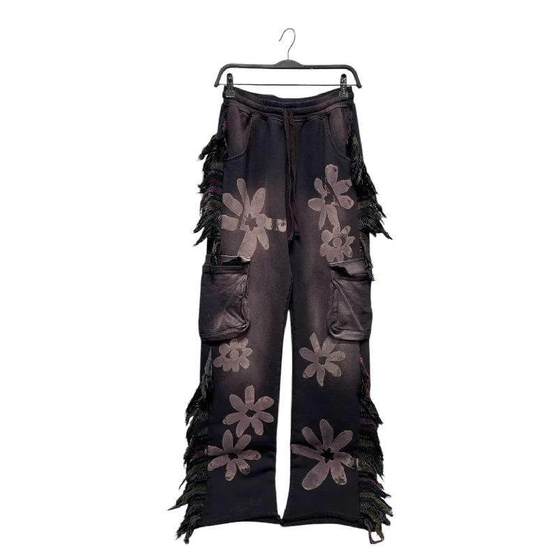 Urban Sportswear alchemist/Pants/XL/Cotton/IDG/Floral Pattern/Lavender Flower Print