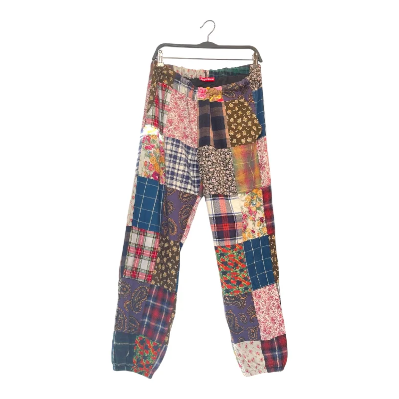 Sporty Chic Look Supreme/Pants/M/Cotton/MLT/All Over Print/PATCH WORK/BOX PATCH.JOGGER