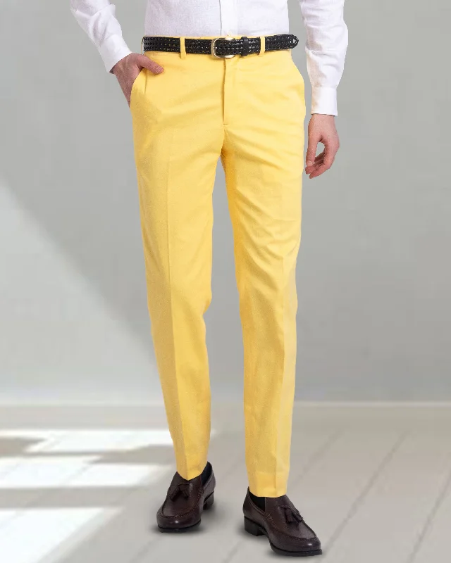 Stylish Tailoring Dugdale Cotton:Yellow Plain