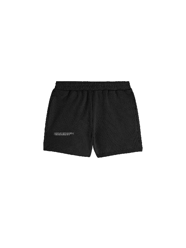 Relaxed Modern Mens 365 Midweight Shorts—black