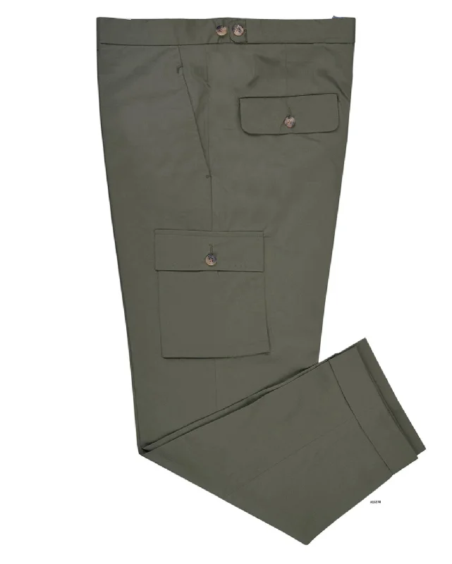 Minimalist Tailoring Soft Green "Paper" Chino