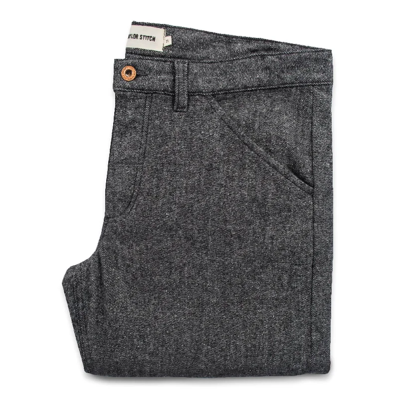 Chic Simplicity The Camp Pant in Charcoal Donegal