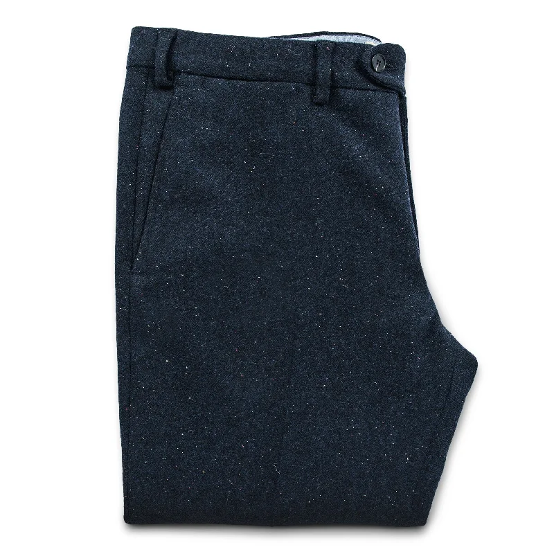 Simplistic Tailoring The Telegraph Trouser in Navy Donegal