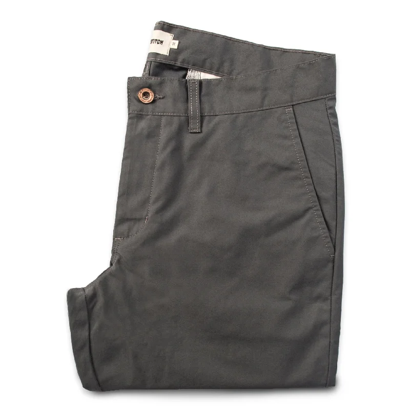 Modern Basics The Travel Chino in Charcoal