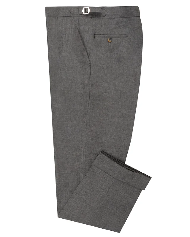 Contemporary Relaxed Vitale Barberis Canonico - 120s 2 Ply Mid Grey